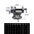 重型精密十字平口钳台虎钳钻铣床夹具移动台钳工作台3寸4寸 十字虎钳8寸