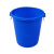 Cleapon 水桶 圆形收纳桶大容量水桶发酵桶酒店厨房工业环卫物业垃圾桶 120L 蓝色带盖 CL1004