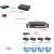 光端机4K音视频usb监控转显示器光纤传输延长收发器 HDMI1光+USB 一对多版本 支持1080可一
