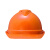 梅思安V-Gard-500ABS超爱戴针织棉吸汗带豪华型安全帽 10172478橙色 1顶