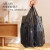 五月花 一次性塑料袋垃圾袋办公室 家用厨房余手提式加厚环保点断式背心中大号黑色45*60cm*100只 D365