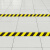 定制定制黑黄警示线斜纹面区域划分胶带医院工厂车间灰胶地贴 混合一套 15x30m