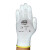 安思尔48-890白色PU涂层透气舒适防滑耐磨防护手套 适用机械设备运输/施工等 12副/包 白色 M/中号/8号