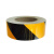 康格雅 黑黄反光膜警示胶带 地贴条防水安全标识反光贴纸 5CM高亮黄黑45.72米/卷