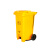 庄太太 【120升黄色脚踏款】加厚医疗垃圾桶医脚踏桶黄色回收筒医疗利器盒医疗废物收纳桶箱