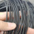 翰鸥斐铁丝扎线绑线通信电力电缆绝缘绑线捆扎线包塑铁丝绑扎丝扎带 2.5mm(外径约3.8mm)50米黑色