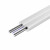 荣视通 皮线光纤光缆 室内3.0单模单芯 2芯2钢丝 光纤线2000米/轴 白色 可定制其他米数 RST-DK304-1B