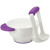 NUK儿童餐具研磨碗宝宝多功能防滑食物辅食碗婴儿手动果泥料理工具研磨器紫色