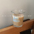 德国品质早餐冷萃冰拿铁玻璃字母法式印花日韩咖啡杯咖啡厅美式杯 蓝色字母350ml 0只