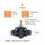 气动快插快速接头SA4/SA6管道阀SA8管道型节流阀SA10气管接头SA12 SA4蓝色