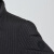 才子（TRIES）羽绒服男 冬季新款英伦风竖条纹印花立领羽绒服 顺滑不易皱31197E4122 黑色 XL(175/92A)