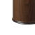 和畅（HC）GPX-45 双层黑桃木色圆形垃圾桶容量10升（2个起订） 商用垃圾桶  酒店宾馆果皮桶