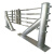 瑞力马（RUILIMA）缆索护栏钢丝绳栏杆绳索五索六索栏杆高速公路景区镀锌丝柔性护栏 立柱