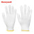 霍尼韦尔（Honeywell）工作劳保手套 加厚线手套耐磨 涤纶尼龙混纺防护白手套男女2132202CN 9码100付/箱