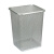 南 GPX-75 方锥形废纸桶 银灰色 商用酒店宾馆客房 南方垃圾桶 房间桶 果皮桶