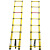 绝缘梯子 伸缩电力工程施工专用鱼竿梯 玻璃钢绝缘便携式竹节3米 2米 4米 伸缩鱼杆梯2.5米