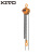 KITO CB005 手拉葫芦V等级浸炭链条安全卡扣轻巧强韧环链手拉葫芦倒链 0.5t/2.5m黄色 1台装