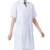 百舸白大褂长袖短袖女修身药房实验实习学生护士冬装夏装隔离衣（女短袖xxl）
