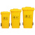 冰禹 BY-065 医疗垃圾桶（240L医疗加厚带轮）医院卫生院诊所医疗废物桶 塑料垃圾桶带盖