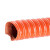 定制耐高温通风管硅胶软管50mm红色耐高温矽胶管4米 热风管排风管 25mm2F4米 41mm/4米