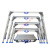 马凳 铝合金伸缩升降折叠马凳平台梯子加厚移动程脚手架 FW-118AW4-100(高100面板100x4