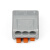 天旭快速接线端子软硬导线通用免螺丝压线帽3孔连接器4平方PCT-213 10个/包 1包
