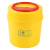 加厚医疗利器盒锐器盒黄色圆形方形垃圾桶一次性针头废物诊所专用 方25L翻盖推盖可选 （整箱20个）;