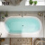 果敢嵌入式浴缸薄边亚克力小户型家用酒店大空间浴缸745 白色浴缸（不含龙头） 1.2m