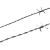 筑采（ZHUCAI） 工业铁丝网 围栏钢丝刺绳 刺铁丝 护栏网 刺线刺铁丝 粗2.3mm 50米/卷 1卷价