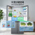 美的（Midea）慧鲜系列480升变频一级能效十字四开门双开对开门风冷超薄大容量囤货家用智能冰箱 BCD-480WSPZM(E)榭湖银