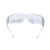 固安捷 S1004F 防雾透明防护眼镜 防风防沙防尘防雾 骑行运动眼镜 12副装