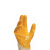 代尔塔201015 劳保工作手套轻型丁腈涂层针织手套 耐磨抗撕裂 黄色 9码 1副