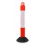 稳斯坦 WST202 警示柱 塑料反光道路隔离柱 交通设施 防撞柱路桩 路障柱(75cm-EVA)