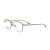 HUGO BOSS 雨果博斯 中性款棕色镜框银色镜腿钛金属全框光学眼镜架眼镜框 BOSS 1067/F TY7 53MM