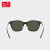 雷朋（RayBan）眼镜时尚方形黑色全框男女款送礼0RB4333D601/9A55