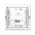 ABB 开关插座面板 盈致系列灰色 无边框纯平大面板开关面板 86型墙壁 单开单控