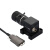 工业相机USB3.0A转MicroB公光纤带高柔固定螺丝拖链连接线 高柔黑色USB3.0转MicroB数据线 2m