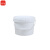 谋福1097 塑料桶密封桶小水桶包装桶 龙虾打包桶塑料桶（6L白色矮款）