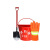 品之德 PXF-003 消防沙桶 黄沙桶半圆红色消防桶消防铲子消防器材 消防桶铁锹手套(消防备用套装)