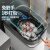 佳帮手智能垃圾桶自动感应家用厕所自动打包垃圾桶带盖厨房卫生间大号