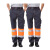 安大叔 C326 防护工作裤警示服荧光橙拼深灰色 XXL码 1件装
