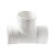 联塑（LESSO）90°顺水三通(等径三通)PVC-U排水配件白色 dn75