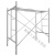 ONEVAN镀锌移动脚手架建筑用工地龙门架活动架子折叠装修架 1.7米高2.0厚配方管踏板