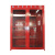 安美尚（ams）消防设施柜标准双开门玻璃视窗加贴防爆膜T型隔物架结构定做180*60*180cm1台
