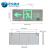 君悦嘉成 LED应急标志灯【4W 单面无字正向 ≥90分钟】0.68薄款不锈钢商场酒楼道疏散安全出口指示牌照明灯具