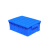 盛富永 塑料周转箱 五金盒元件盒零件盒收纳盒物料盒收纳箱 315箱 蓝色340mm*270mm*130mm 带盖
