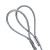 贝傅特 钢丝绳绳套 双口扁头钢吊带接头专用插编钢丝绳套起重吊具 4吨8米直径19.5一根 