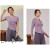 范斯蒂克（vansydical）跑步运动套装女夏速干短袖上衣健身房训练套装透气瑜伽服 浅紫+灰紫两件套 TC58525 M(女款建议：95-105斤)