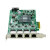 探路狮 ETL-145千兆四网PCI-E X4 intel I226芯片支持POE供电服务器工业相机网卡