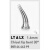LTALX凿型弯头电烙铁头威乐LTA LX焊嘴WSP80
